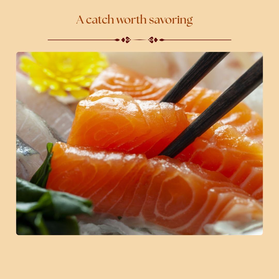 ⭐Premium Sashimi‑Grade Ora King Salmon 8×8oz, High‑Protein Frozen Seafood