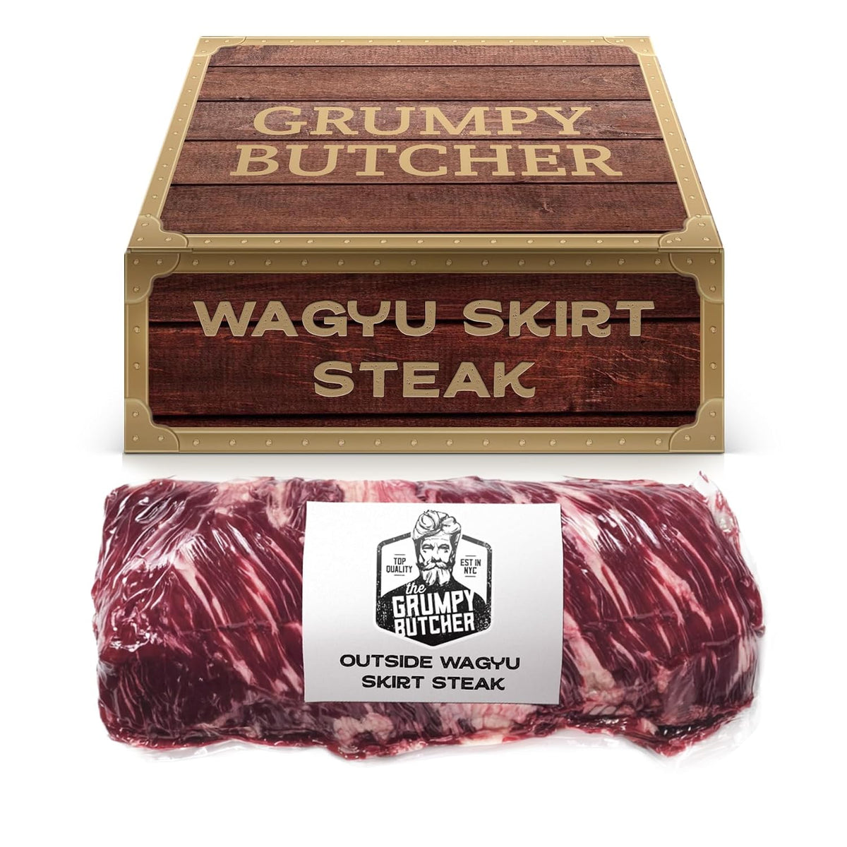 🔥Premium Wagyu Skirt Steak, 1.5‑lb Single Pack, Thin‑Cut Outside Skirt Beef
