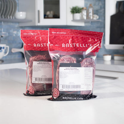 ✨Black Angus Boneless Ribeye Steaks, 16‑Pack 9oz Steaks, 9 Lbs Total Premium Beef