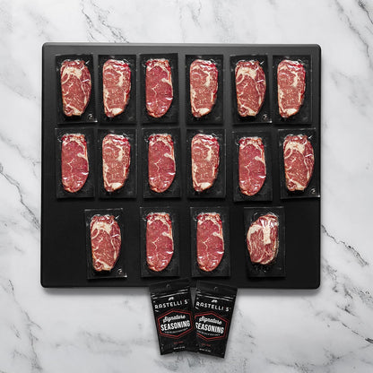 ✨Black Angus Boneless Ribeye Steaks, 16‑Pack 9oz Steaks, 9 Lbs Total Premium Beef